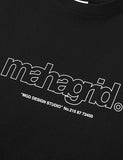 mahagrid (マハグリッド) THIRD LOGO TEE [BLACK]