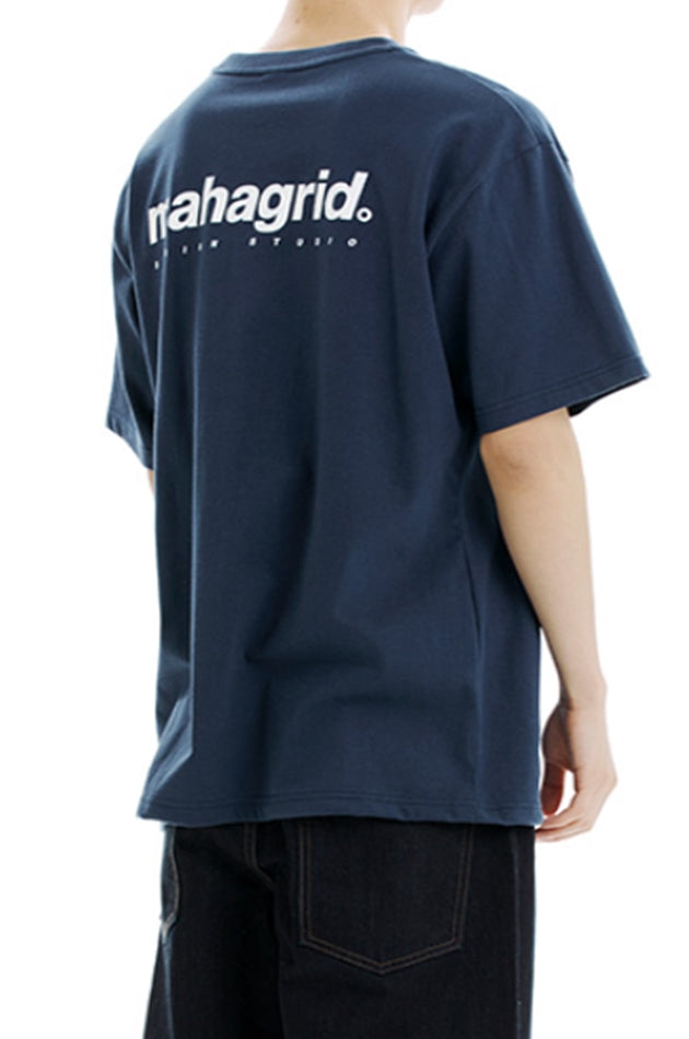 mahagrid (マハグリッド) ORIGIN LOGO TEE [NAVY]