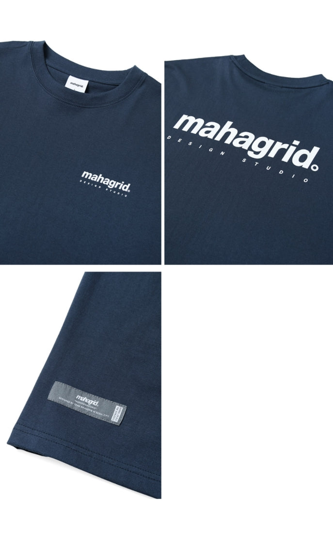 mahagrid (マハグリッド) ORIGIN LOGO TEE [NAVY]