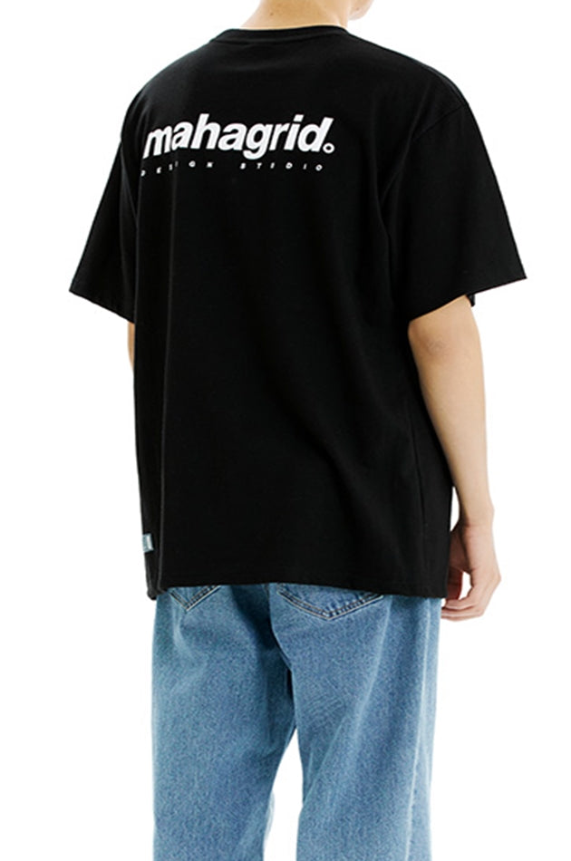 mahagrid (マハグリッド) ORIGIN LOGO TEE [BLACK]