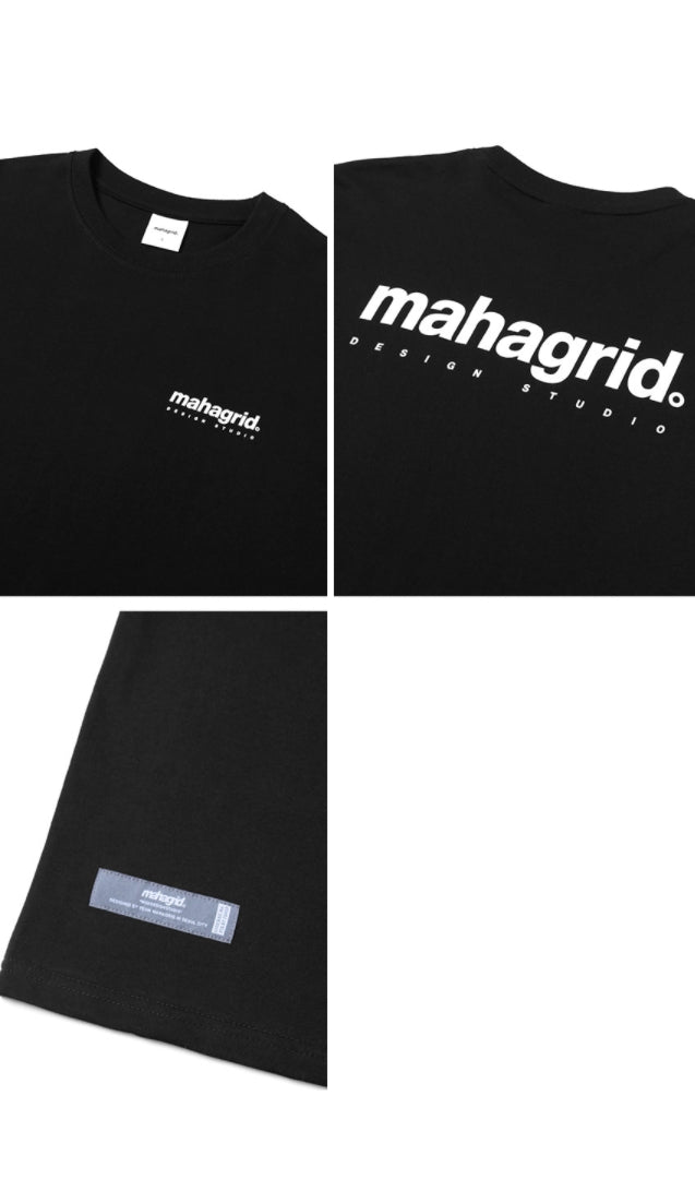 mahagrid (マハグリッド) ORIGIN LOGO TEE [BLACK]