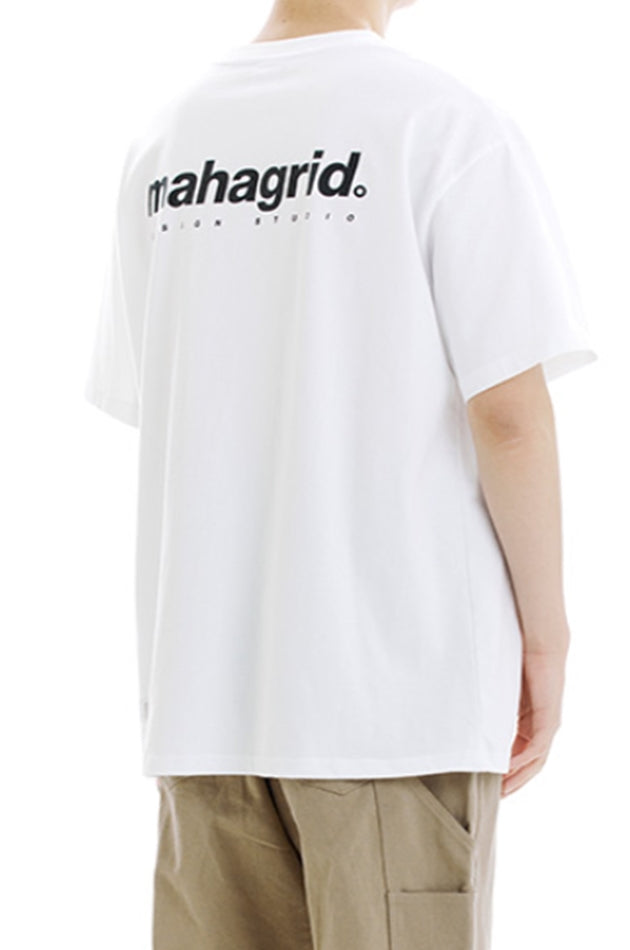 mahagrid (マハグリッド) ORIGIN LOGO TEE [WHITE]