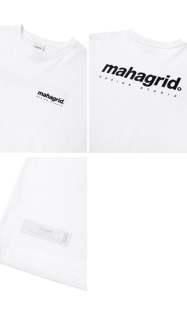 mahagrid (マハグリッド) ORIGIN LOGO TEE [WHITE]