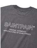 セイントペイン(SAINTPAIN) SP OVER FIT OUT LINE LOGO LONG SLEEVE-CHARCOAL