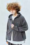 セイントペイン(SAINTPAIN) SP CROP HOOD ZIP UP-CHARCOAL