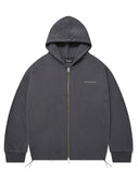 セイントペイン(SAINTPAIN) SP CROP HOOD ZIP UP-CHARCOAL