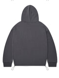 セイントペイン(SAINTPAIN) SP CROP HOOD ZIP UP-CHARCOAL