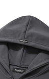 セイントペイン(SAINTPAIN) SP CROP HOOD ZIP UP-CHARCOAL