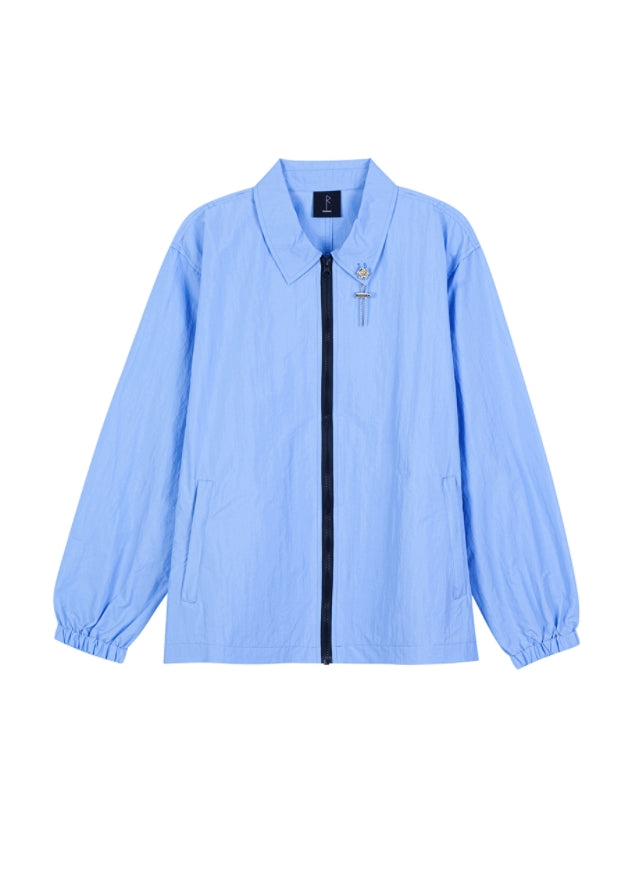 RA-DIOS(ラディオス) BULLETPROOF ZIP-UP JACKET TRACK.6 - BLUE