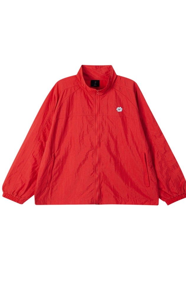 RA-DIOS(ラディオス) OVERSIZED WIND JACKET TRACK.7 - RED