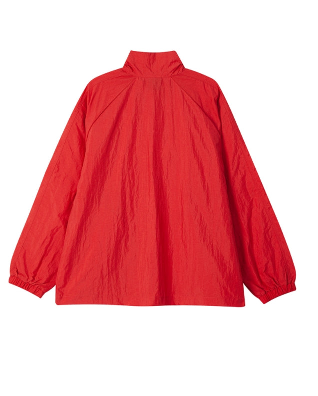 RA-DIOS(ラディオス) OVERSIZED WIND JACKET TRACK.7 - RED