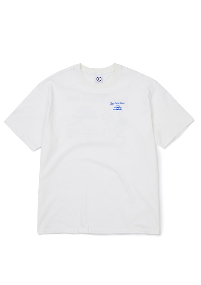 ボーンチャンプス(BORN CHAMPS) BEAR SCENE OVERFIT TEE B21ST12WH