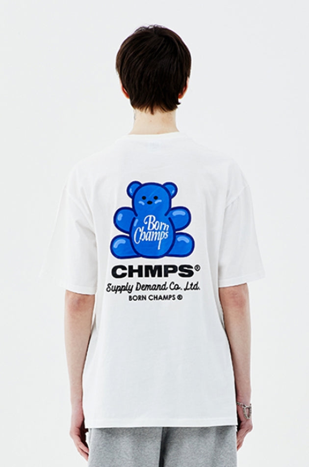 ボーンチャンプス(BORN CHAMPS)  JELLY BEAR TEE B21ST09BL
