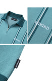 mahagrid (マハグリッド)   HALF ZIP JACQUARD POLO [GREEN]