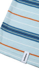 mahagrid (マハグリッド)    BASIC LOGO STRIPED TEE [BLUE]