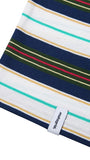 mahagrid (マハグリッド)     BASIC LOGO STRIPED TEE [WHITE]