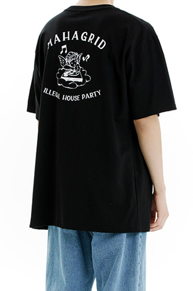 mahagrid (マハグリッド) BABY ANGEL TEE [BLACK]