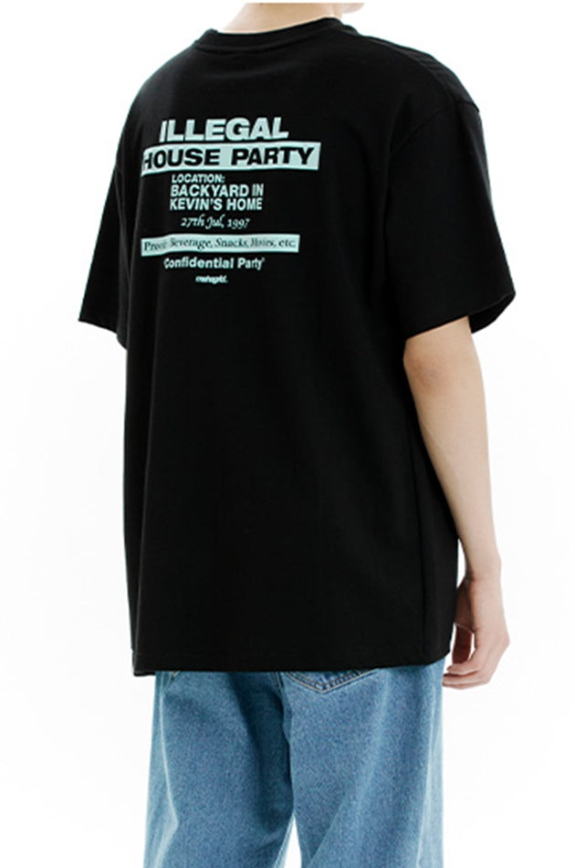 mahagrid (マハグリッド) FLYER TEE [BLACK]