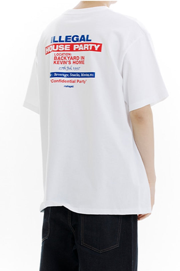 mahagrid (マハグリッド) FLYER TEE [WHITE]