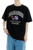 mahagrid (マハグリッド)  COBY VARSITY TEE [BLACK]