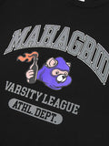 mahagrid (マハグリッド)  COBY VARSITY TEE [BLACK]