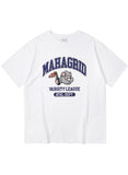 mahagrid (マハグリッド)  COBY VARSITY TEE [WHITE]