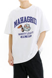 mahagrid (マハグリッド)  COBY VARSITY TEE [WHITE]