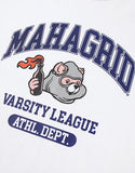 mahagrid (マハグリッド)  COBY VARSITY TEE [WHITE]