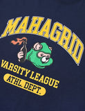 mahagrid (マハグリッド)   COBY VARSITY TEE [NAVY]