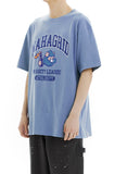 mahagrid (マハグリッド)  COBY VARSITY TEE [BLUE]