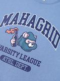 mahagrid (マハグリッド)  COBY VARSITY TEE [BLUE]