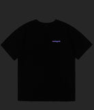 mahagrid (マハグリッド)  RAINBOW REFLECTIVE LOGO TEE [BLACK]