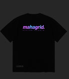 mahagrid (マハグリッド)  RAINBOW REFLECTIVE LOGO TEE [BLACK]