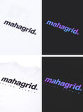 mahagrid (マハグリッド)  RAINBOW REFLECTIVE LOGO TEE [WHITE]