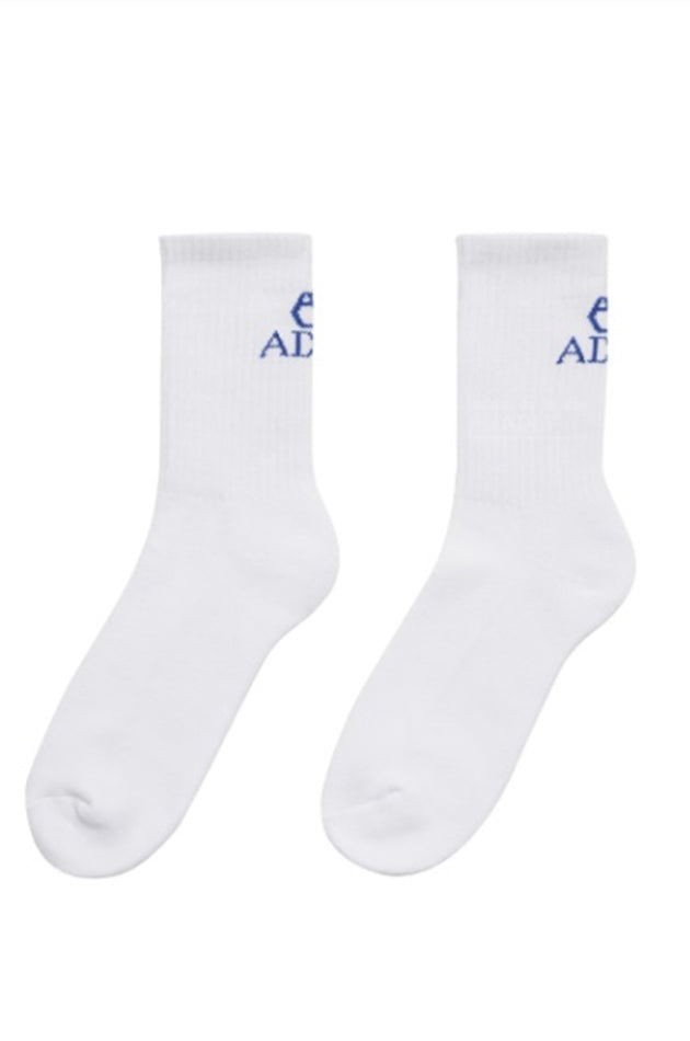 アクメドラビ(acme' de la vie) ADLV BASIC SYMBOL LOGO SOCKS BLUE