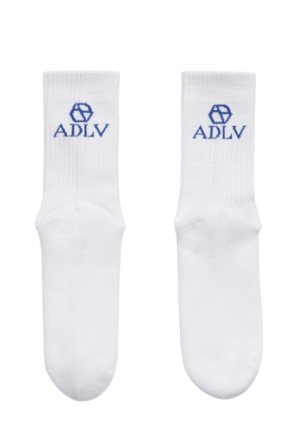 アクメドラビ(acme' de la vie) ADLV BASIC SYMBOL LOGO SOCKS BLUE