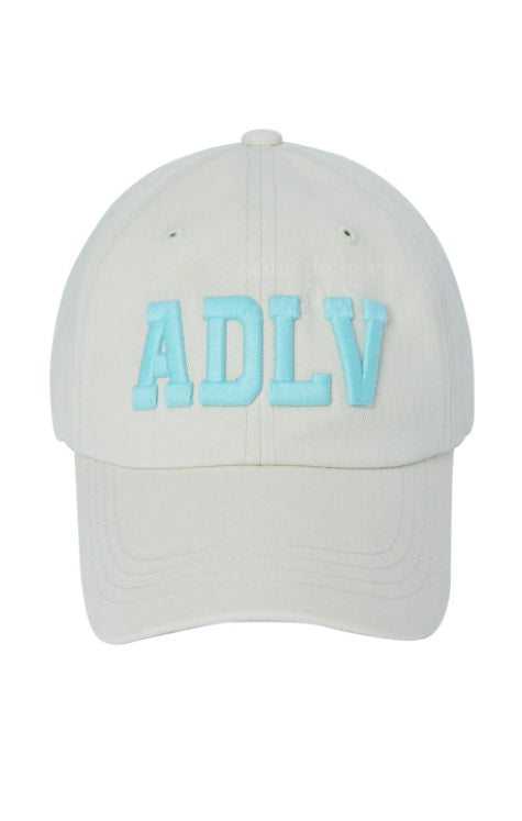 アクメドラビ(acme' de la vie) 3D EMBROIDERY BALLCAP IVORY