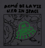 アクメドラビ(acme' de la vie) GID UFO PRINTING SHORT SLEEVE T-SHIRT WHITE