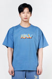 アクメドラビ(acme' de la vie) BLOCK LOGO SHORT SLEEVE T-SHIRT DARK BLUE