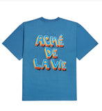 アクメドラビ(acme' de la vie) BLOCK LOGO SHORT SLEEVE T-SHIRT DARK BLUE