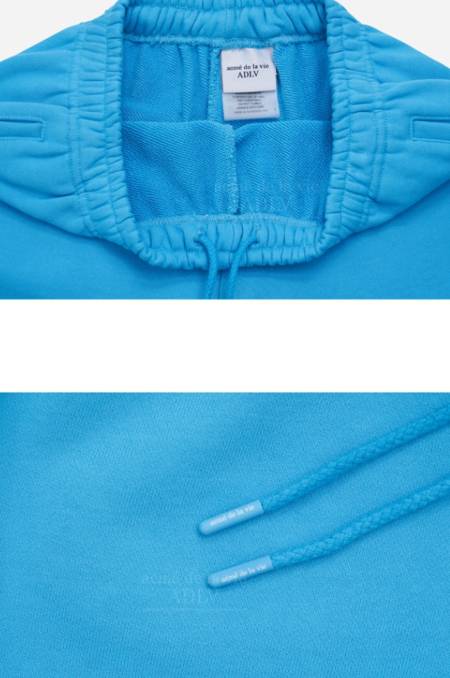 アクメドラビ(acme' de la vie) OUTLINE EMBROIDERY SHORT PANTS SKYBLUE