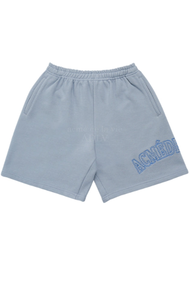 アクメドラビ(acme' de la vie) OUTLINE EMBROIDERY SHORT PANTS LIGHT GREY