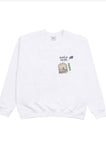 アクメドラビ(acme' de la vie) TEABAG LOGO SWEATSHIRT WHITE