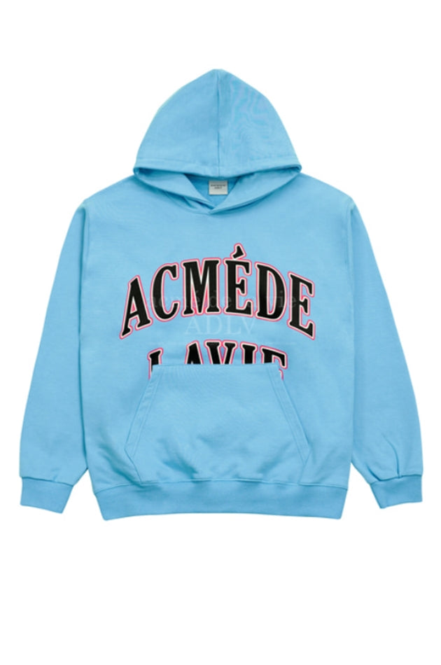 アクメドラビ(acme' de la vie)   INNER POCKET HOODIE SKYBLUE