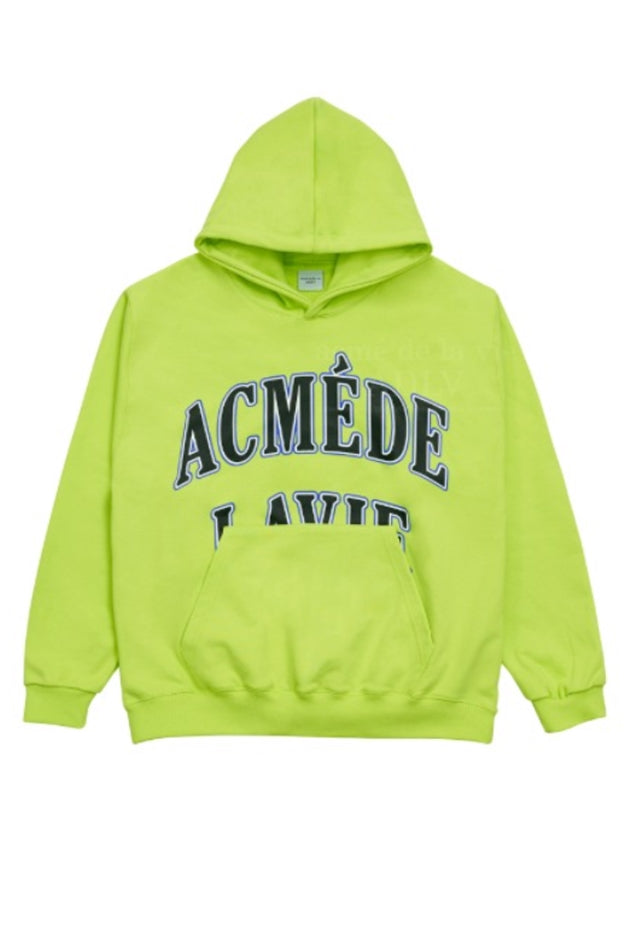 アクメドラビ(acme' de la vie)   INNER POCKET HOODIE LIME
