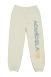 アクメドラビ(acme' de la vie) FAKE EMBROIDERY PRINT PANTS IVORY