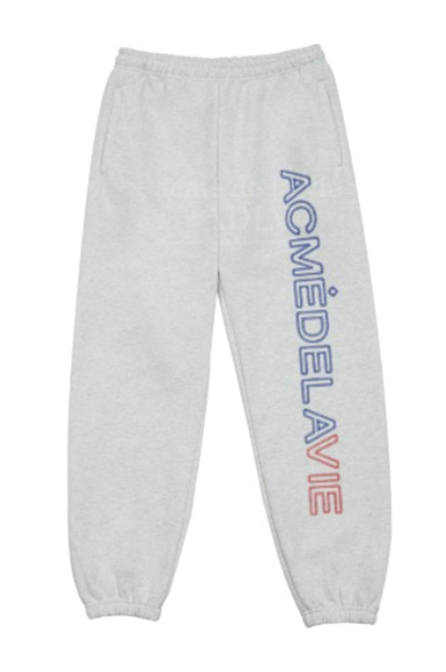 アクメドラビ(acme' de la vie) FAKE EMBROIDERY PRINT PANTS MELANGE