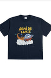アクメドラビ(acme' de la vie)  SPACESHIP SHORT SLEEVE T-SHIRT NAVY