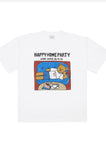 アクメドラビ(acme' de la vie)  HAPPY HOME PARTY SHORT SLEEVE T-SHIRT WHITE