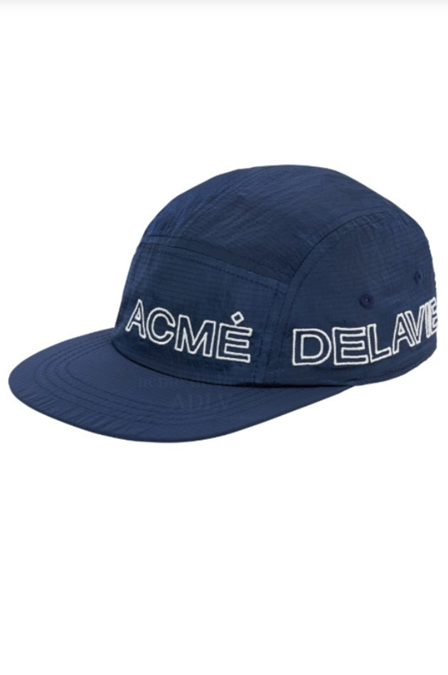 アクメドラビ(acme' de la vie) OUTLINE EMBROIDERY NYLON CAMP CAP NAVY